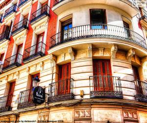 Puzzle Πρόσοψης κτιρίου σε Μαδρίτη